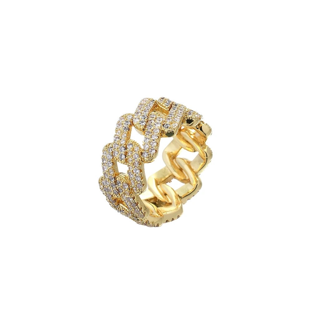 Cuban Link Ring - Square (Unisex)