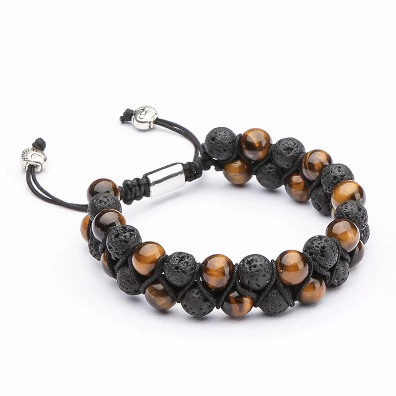 2pc Lava Buddha Bead Charm