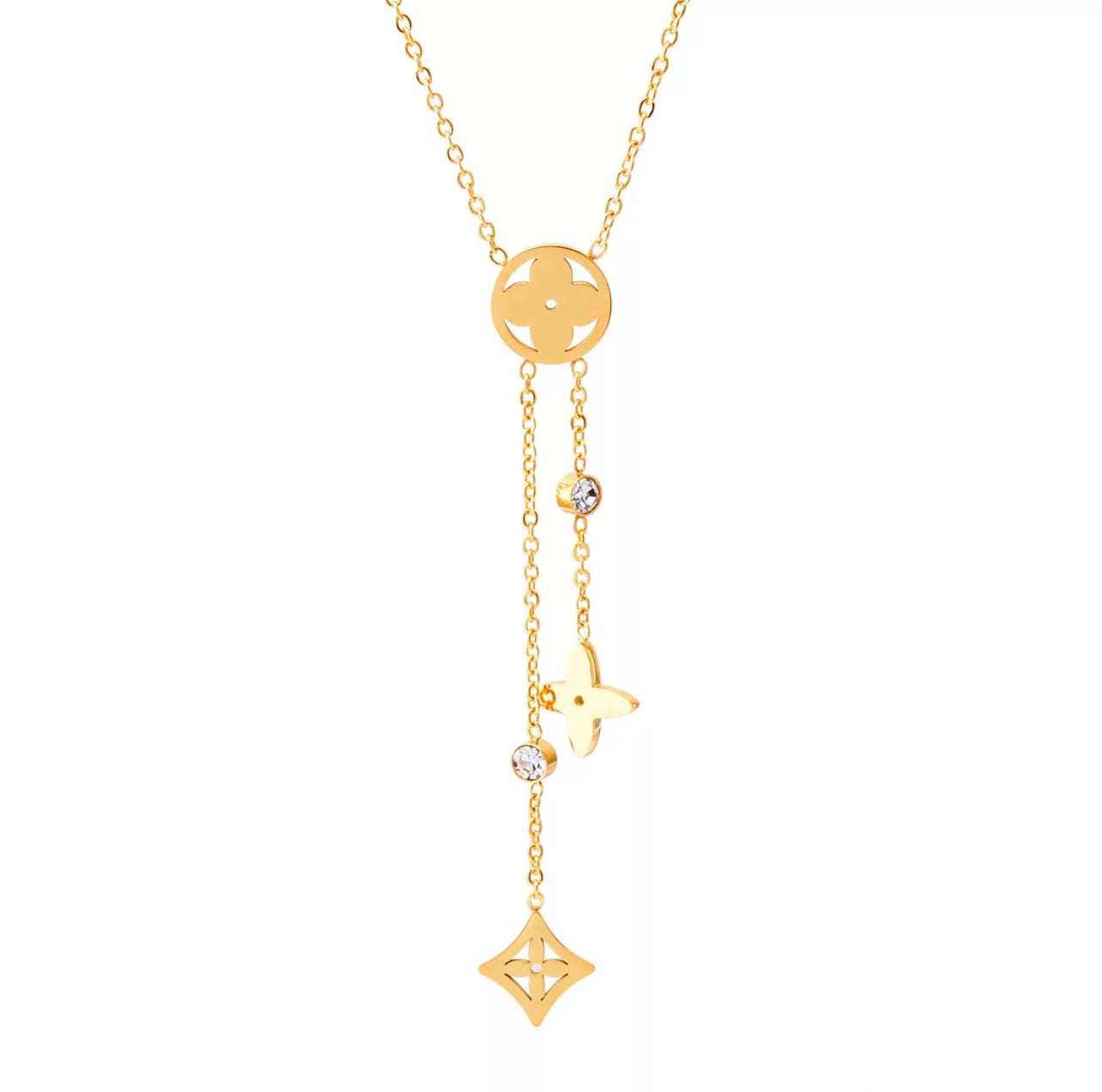 Gold Clover Necklace • Lucky Charm Necklace