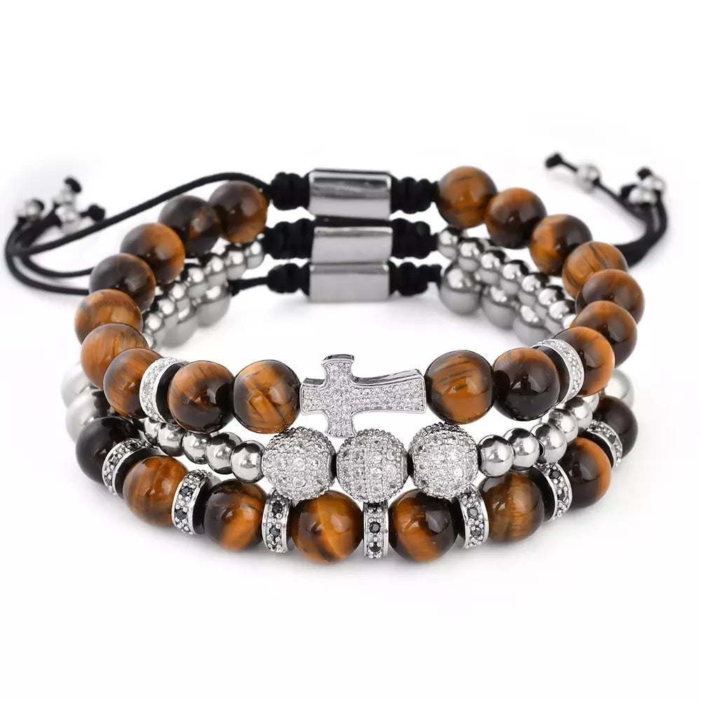 Adjustable Bead Stones Bracelet