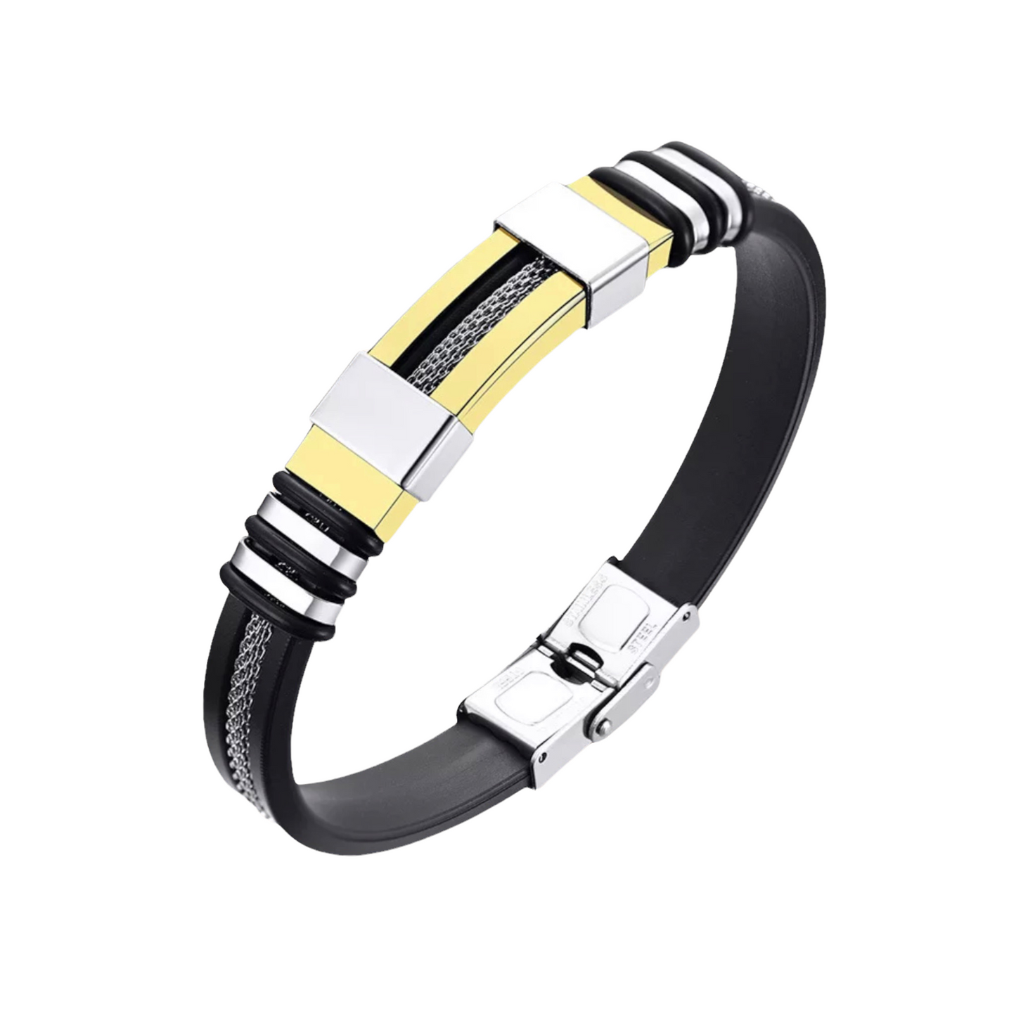 Silicone Leather Bracelet