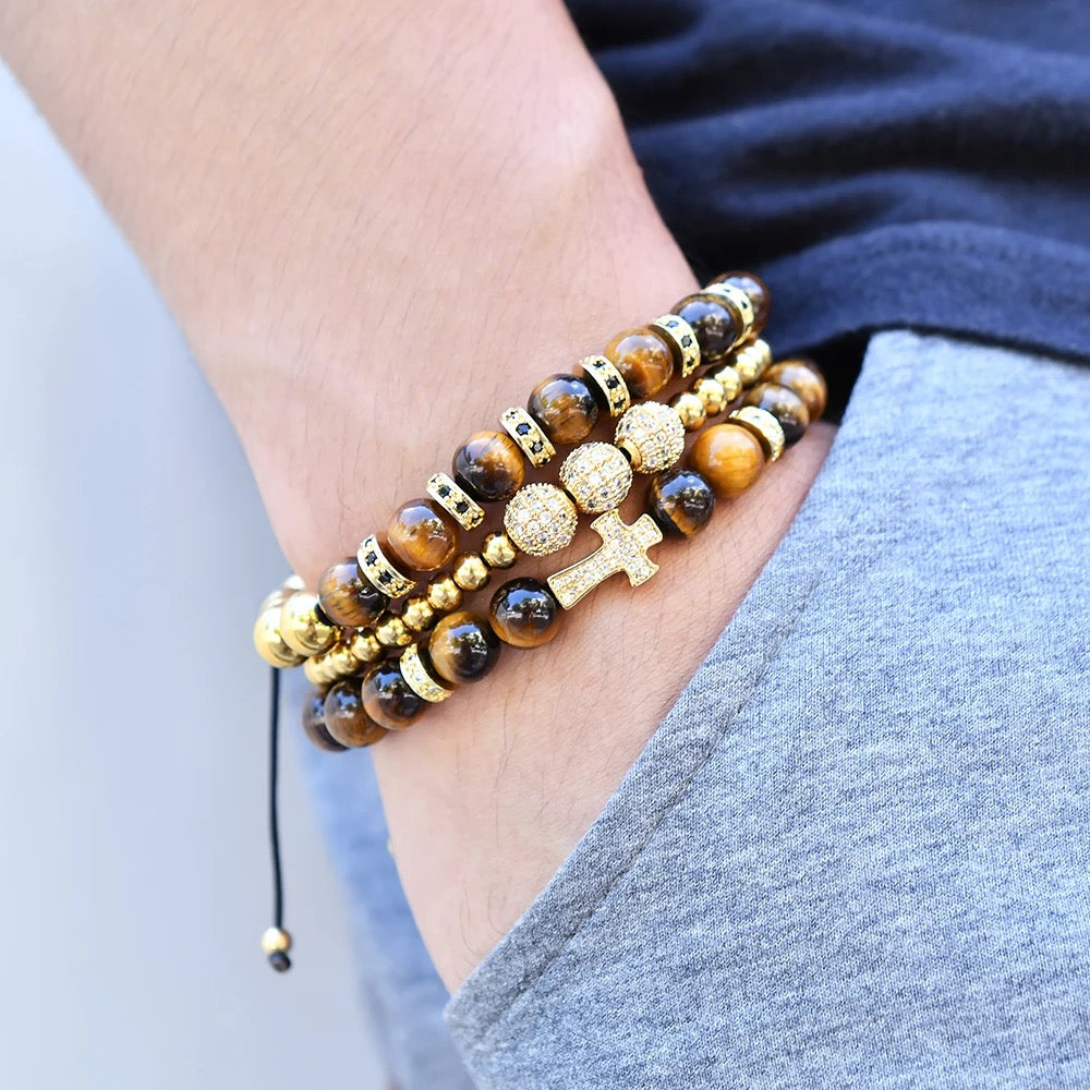 Adjustable Bead Stones Bracelet