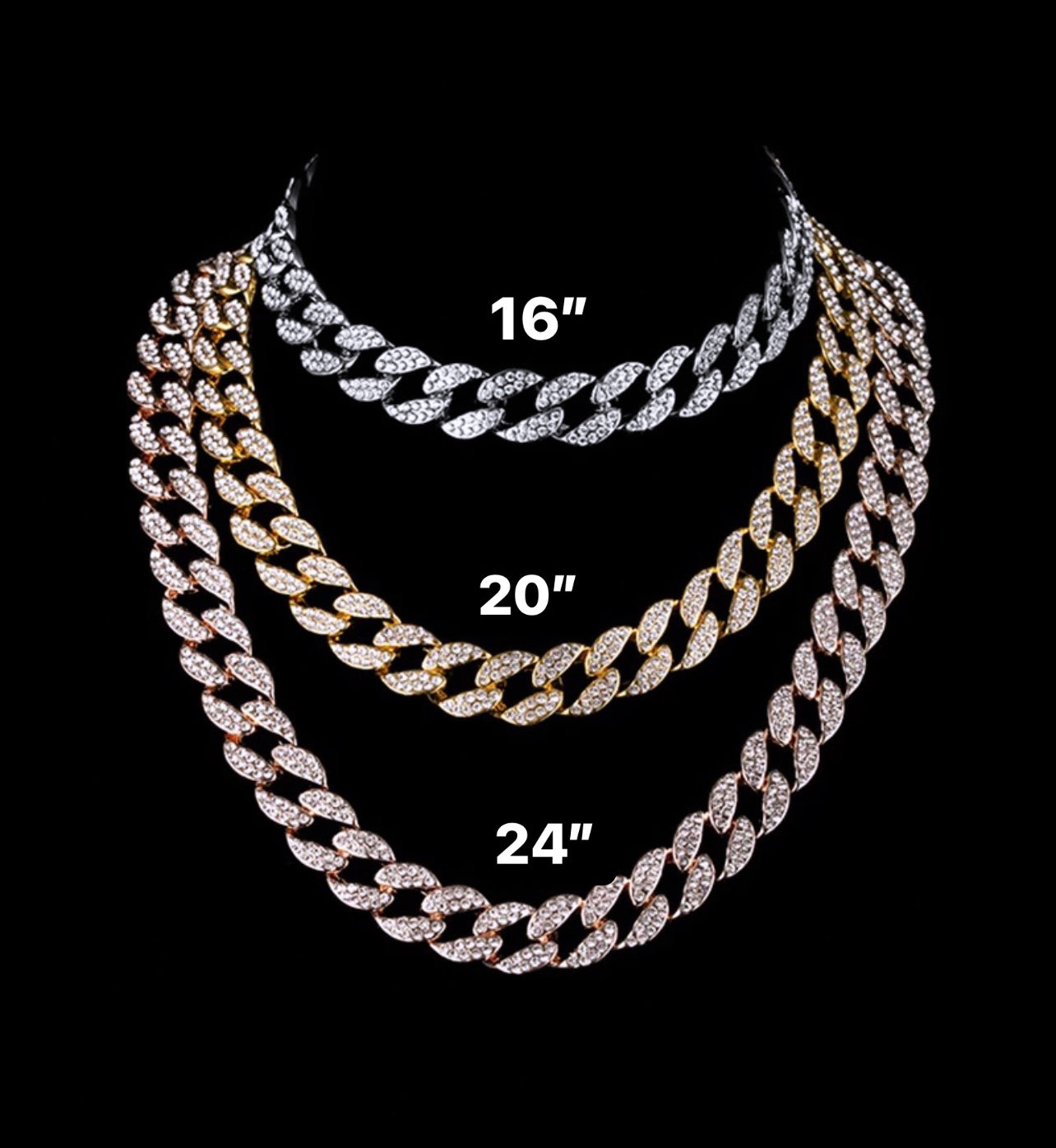 12 mm Cuban Link Round (unisex)