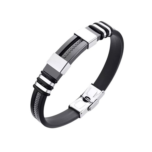 Silicone Leather Bracelet