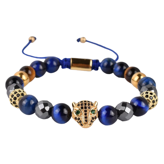 Blue Tiger Eye Stone Beads